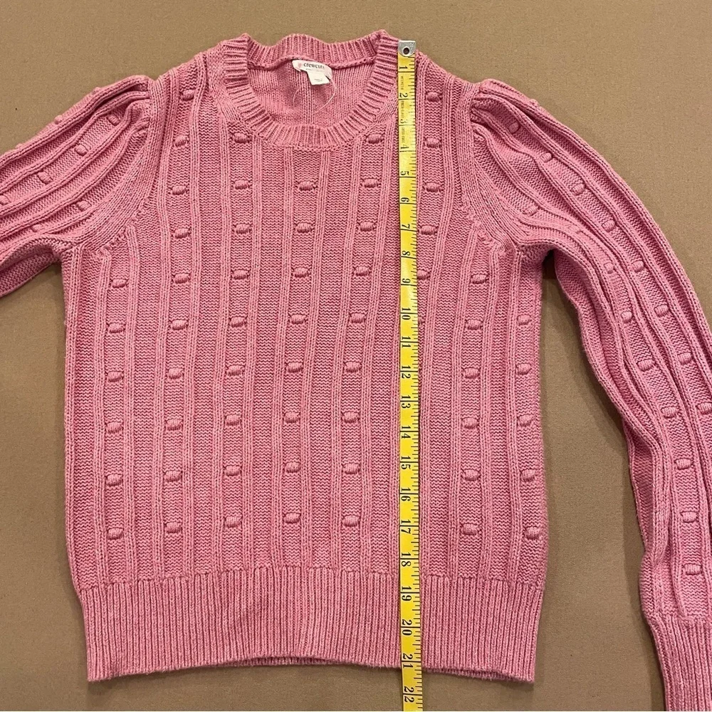 J. Crew Crewcuts Girl’s Anais Bauble Popover Sweater Rose/Mauve Size XL (12-14)